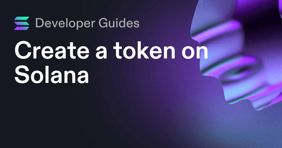 Create a token on Solana